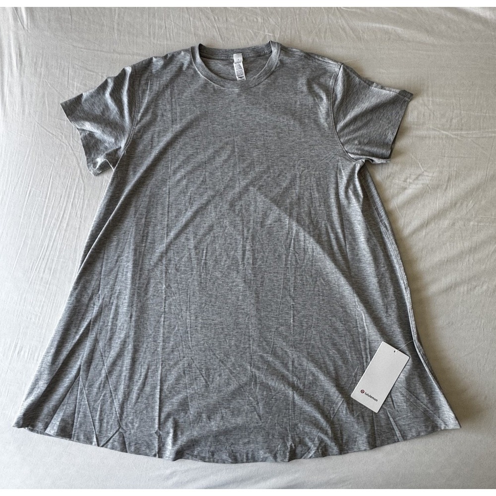 lululemon athletica Gray Short-Sleeve Swing Dress